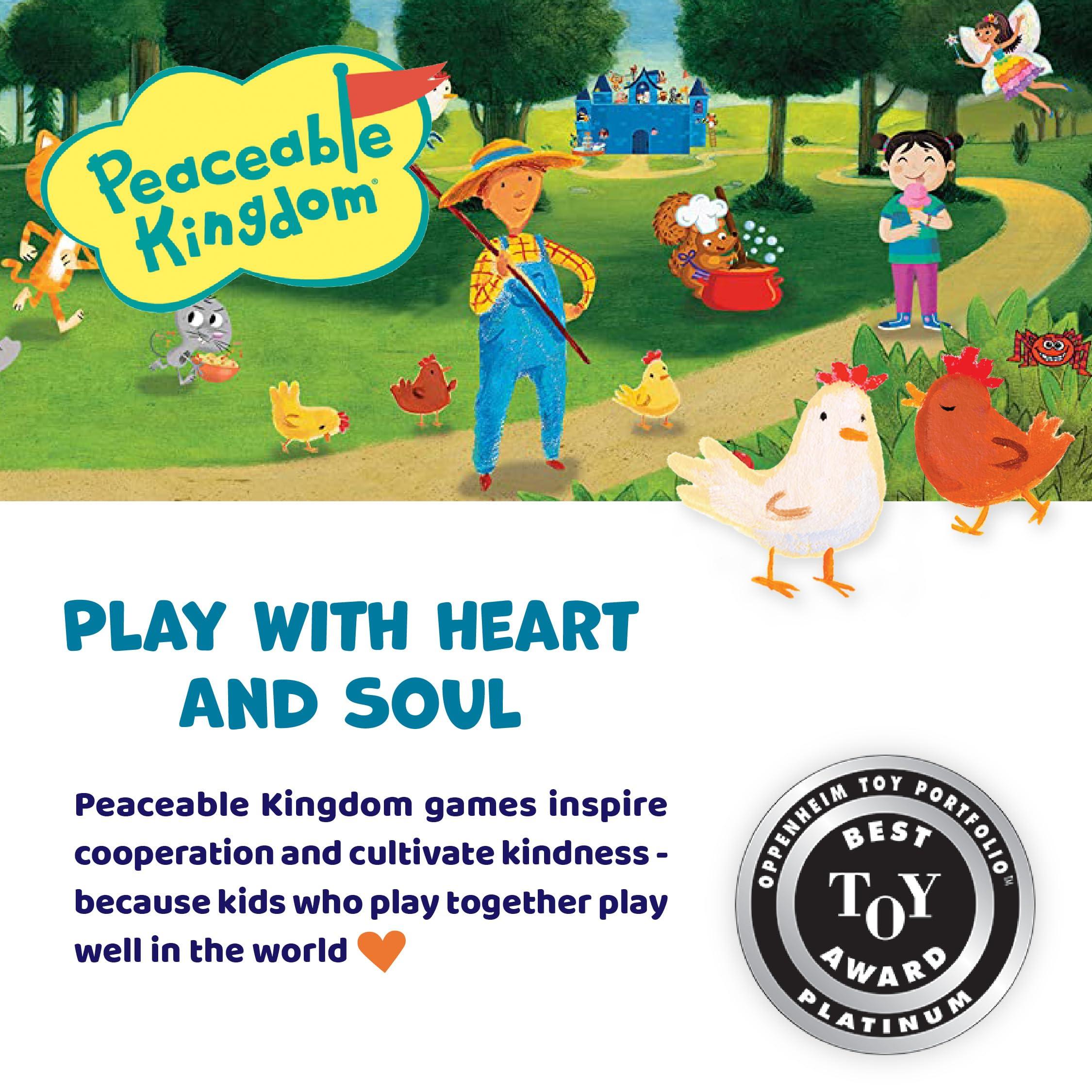 Peaceable Kingdom Peaceable Kingdom Count Your Chickens Award Winning Cooperative Counting Game for 2 to 4 Kids Ages 3+