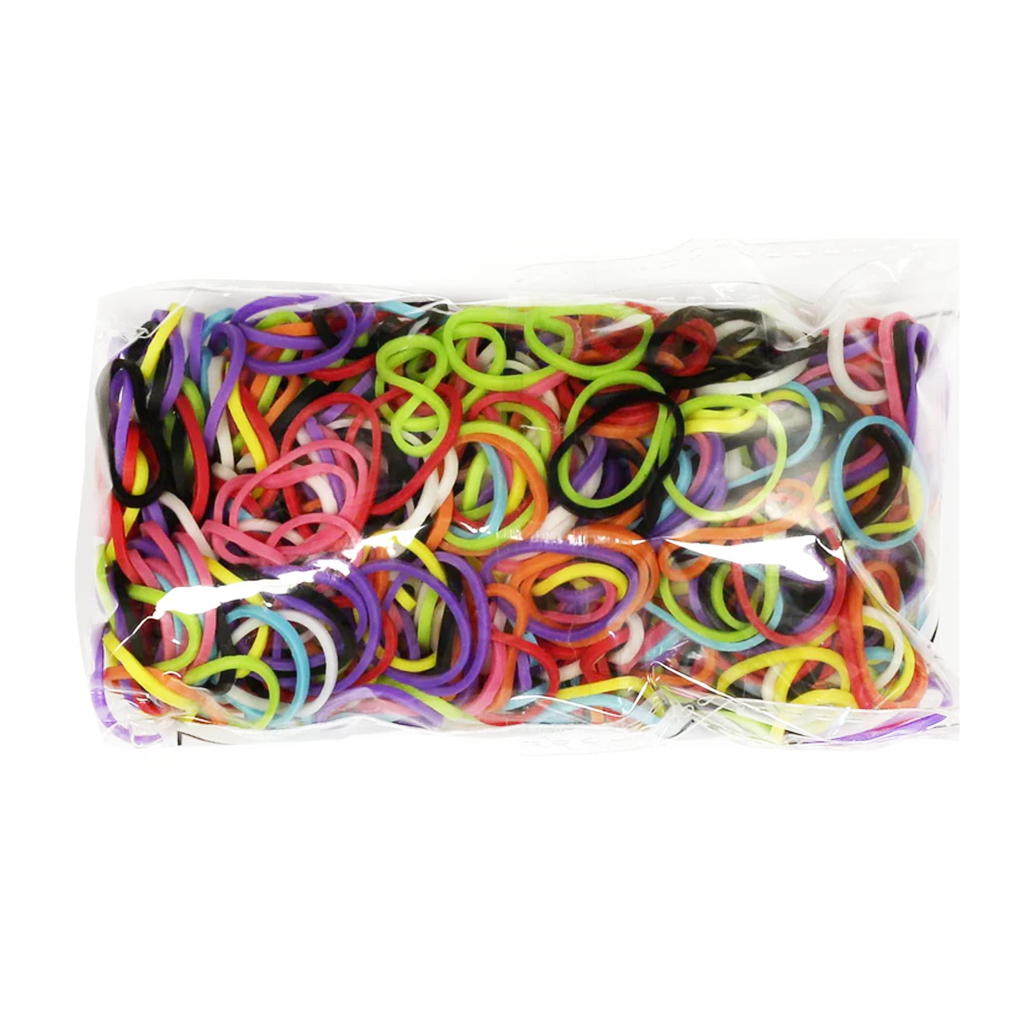 Rainbow Loom Rainbow Loom Finger Loom Party Pack, Features 9 Colored Finger Looms and 1200 Glow in The Dark Bands Perfect Party Activities for Boys and Girls 7+