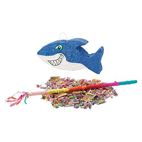 Fun Express Shark Piñata Kit - Party Decor - 210 Pieces
