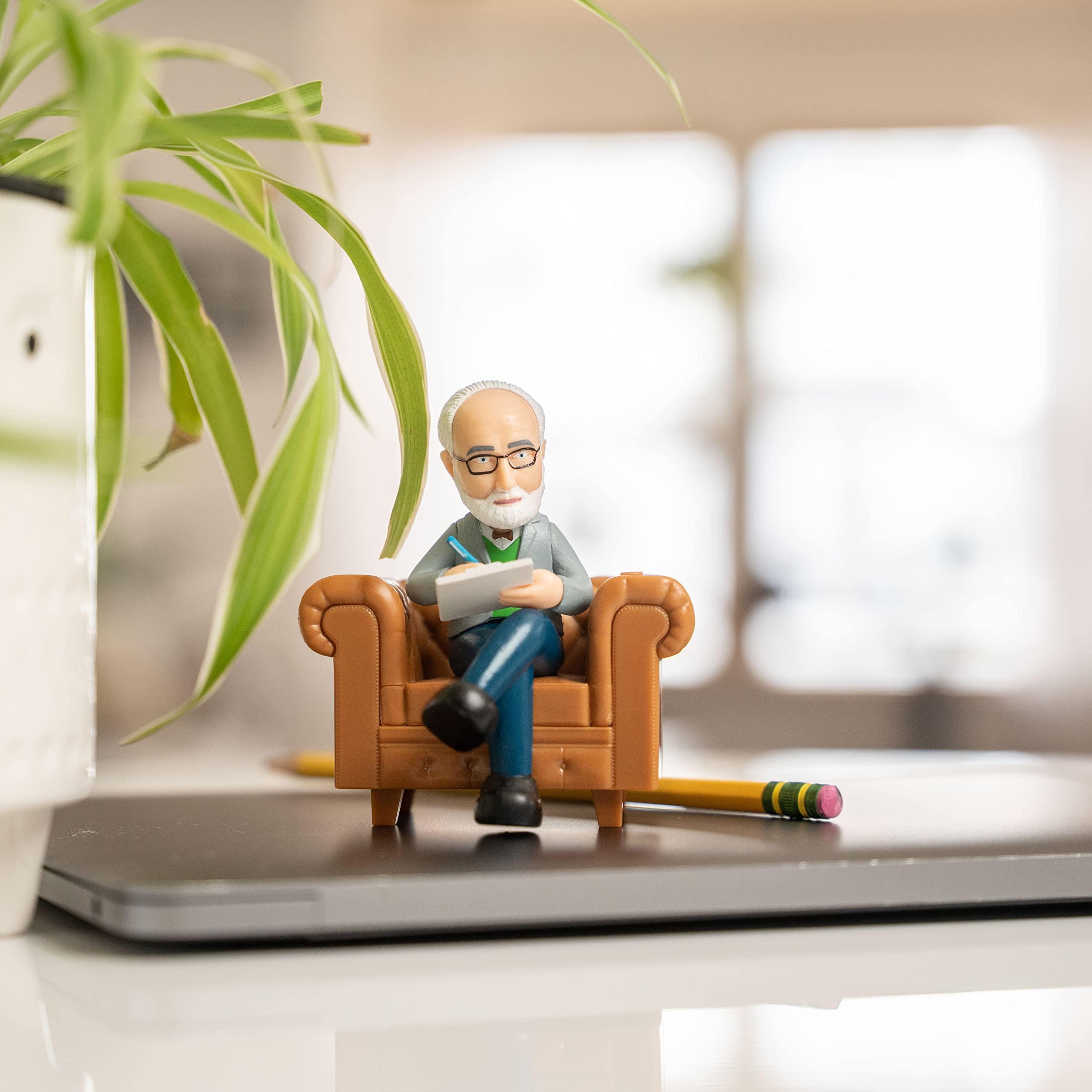 NPW NPW Desktop Therapist, Novelty Prank Gift for Kids & Adults, Funny Sound Machine with 16 Sound Phrases of Emotional Support, Batteries Included