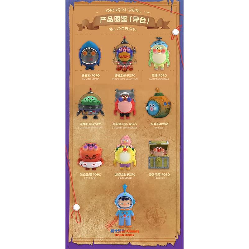 (Hidden Wooo) HIDDEN WOOO x CHUBBY FAMILY CHUBBYPOPO Ocean Series ORIGIN VER. PVC Trading Figure, Box of 9