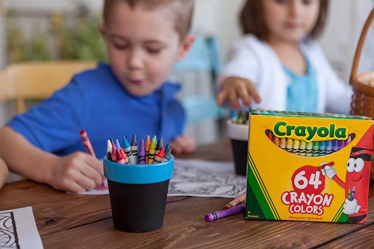 Crayola 64-Pack Crayons with Sharpener