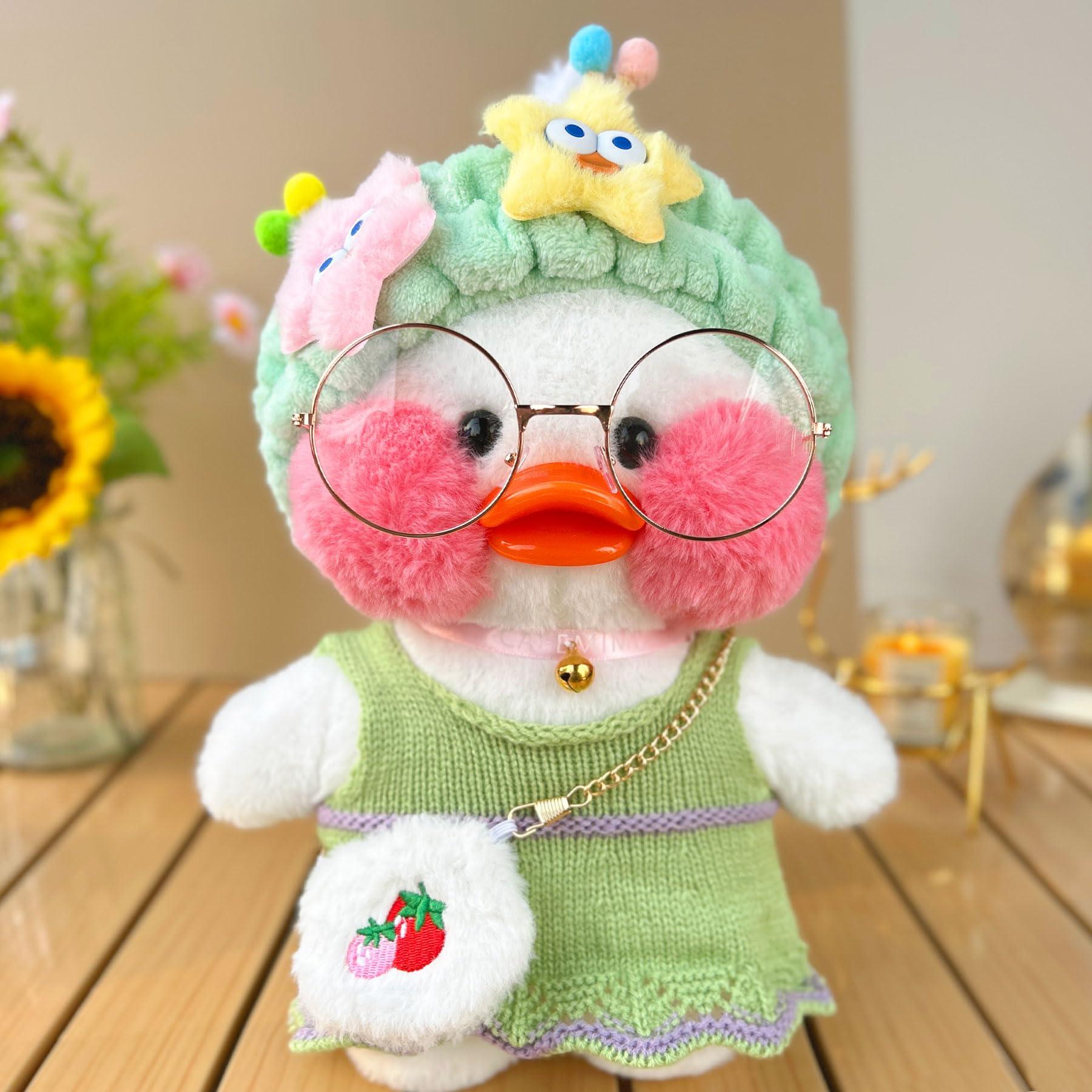 MOMIU MOMIU Duck Plush Clothes/Accessories Sets,11Pcs Duck Stuffed Animal Clothes, Fit 12 in Stufeed Animal Clothes