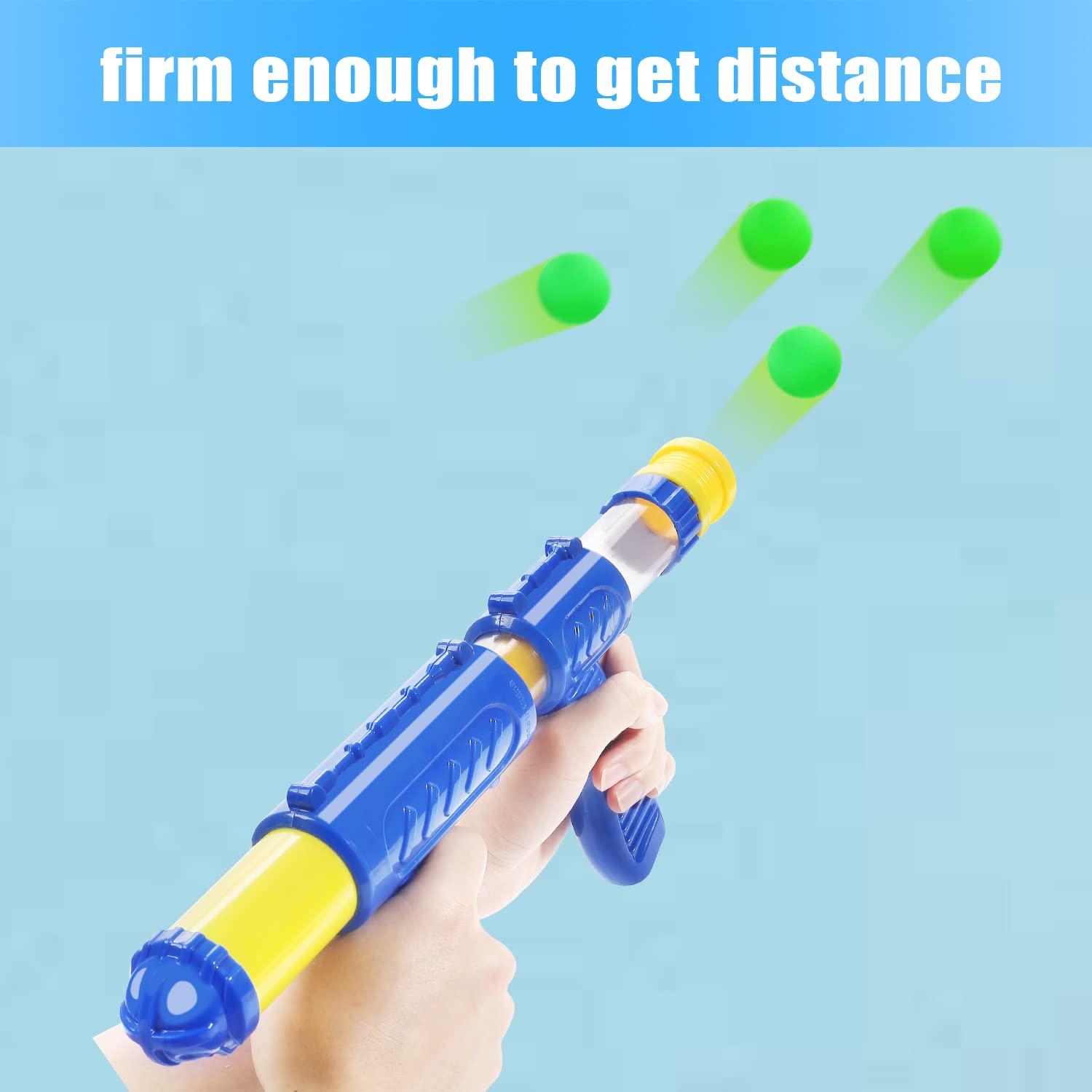 CHAKANLX CHAKANLX 48 Pieces EVA Foam Balls for Power Popper Refill Balls, Air Blaster Balls for Toy Gun, 1.1inch Replacement Bullet Balls Ball Popper Shooter Balls Foam, Soft Small Light Cat Ball Toys(Green)