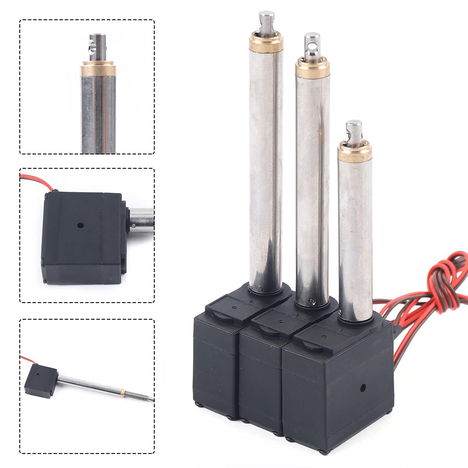 YIYIBYUS 3Pcs Drive Rod Metal Arm Driving Handle, High Hardness Quality Aviation Magnesium Aluminum Alloy Drive Rod for RC Excavator Parts Huina 1592 RC Excavator CNC Lathe