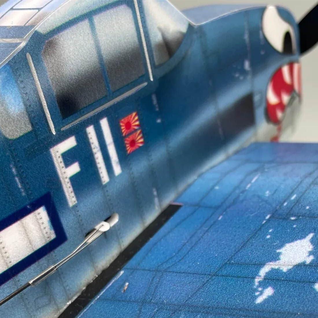 LOCHE LOCHE RC Helicopter Model, Minimum RC F6F Hellcat Aircraft Model with Motor Remote Control Helicopter, 2.4G 4CH Dual-Engine RC Airplane, Remote Control Airplanes for Beginners (RTF Version)