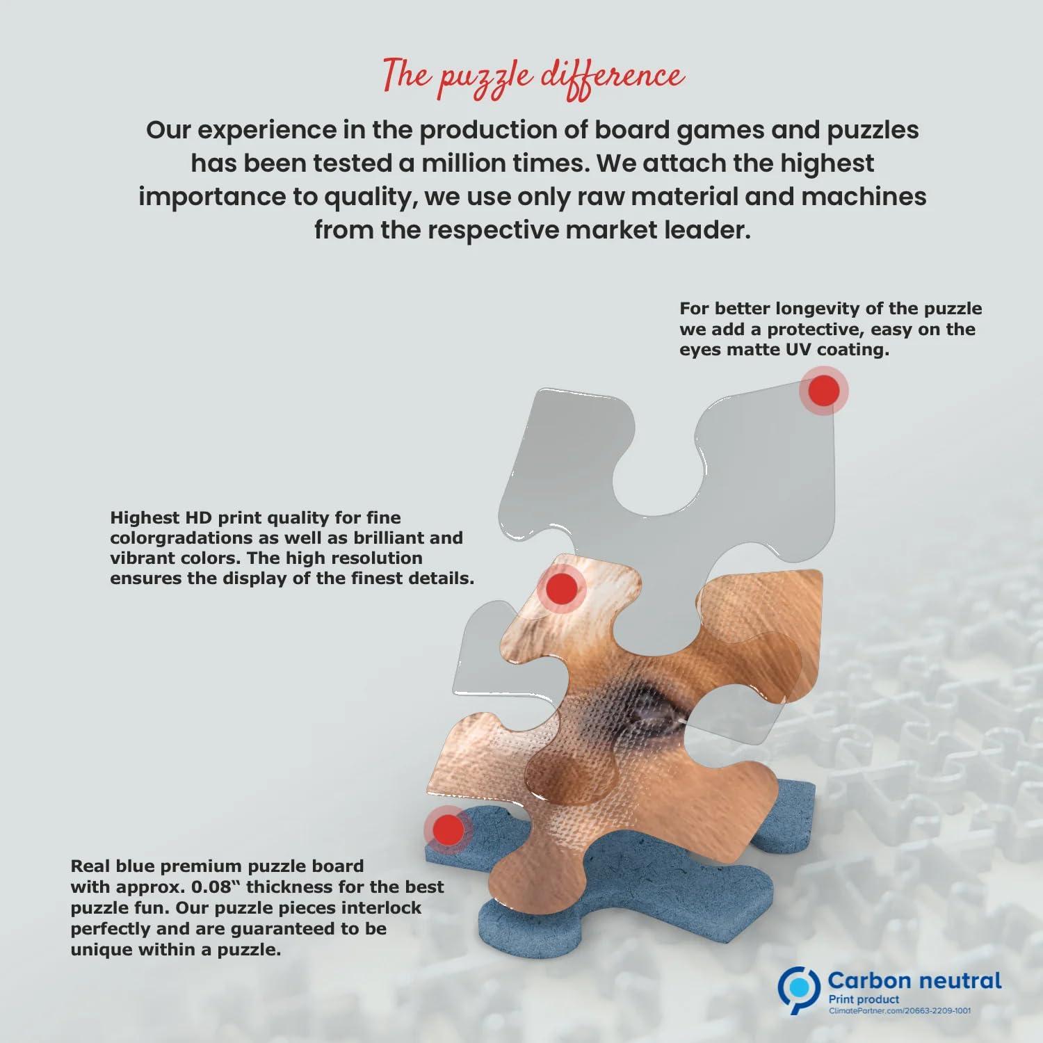 MyPuzzle.com MyPuzzle The Town of Oia On The Island of Santorini Greece - Premium 500 Piece Jigsaw Puzzle for Adults