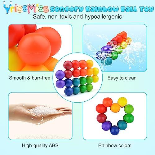 Yrissmiss 2PCS Autism Sensory Toys for Autistic Children , Sensory Fidget Toys for Adults Kids, Autism Toys for Toddlers 3-4, Travel Toys Present for Kids Ages 3 4 5 6 7+ ,Stocking Stuffers Present(A)