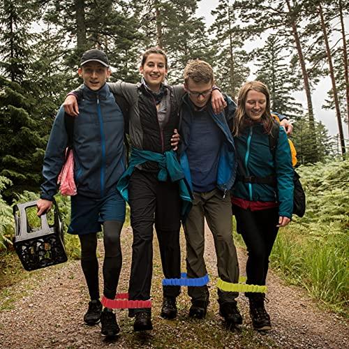 Xlong 18 PCS Large Burlap Potato Sack Race Bags,24\"x40\" Sack Race Burlap Bags 4 Pack,Outdoor Games for Kids Adults,3 Legged Race Bands,Fun for 4th of July BBQ,Birthday Party Family Reunion Games