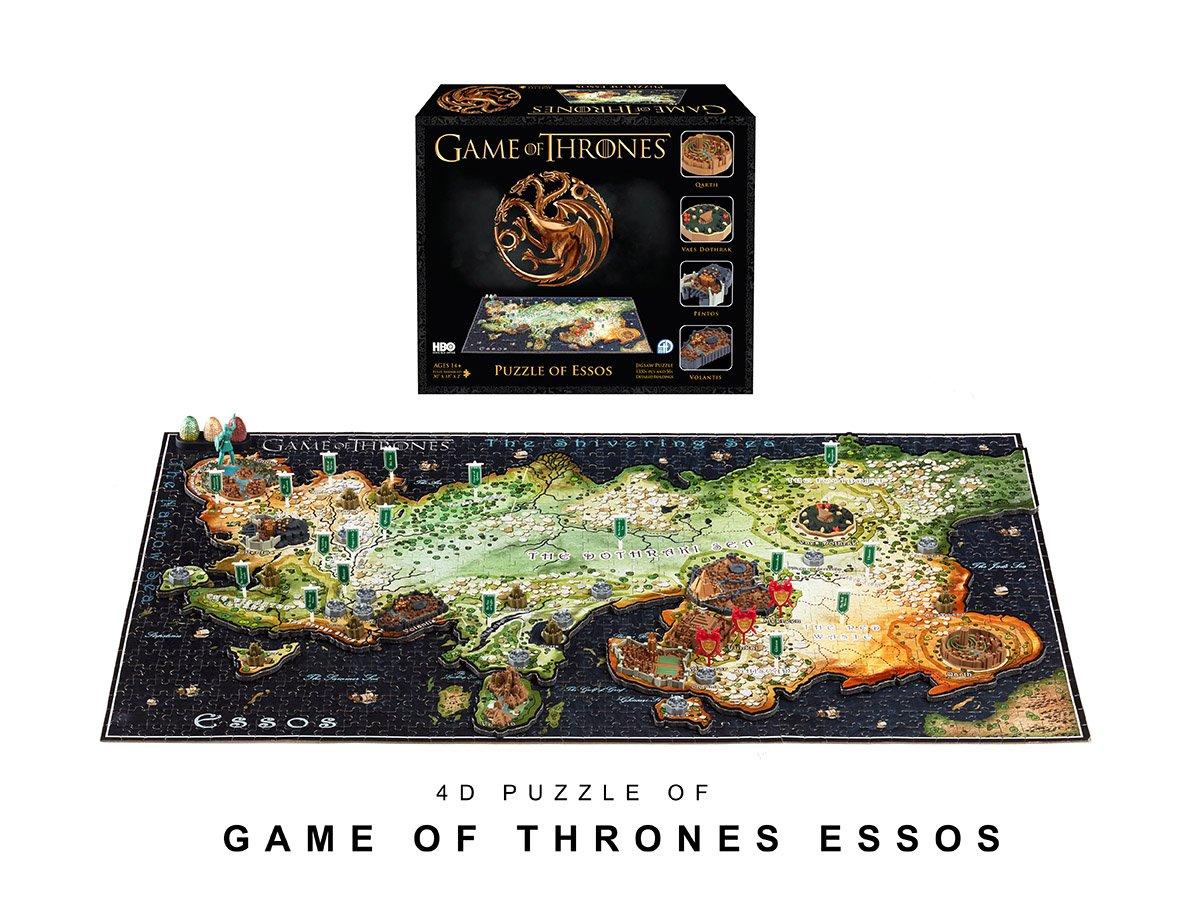 4D Cityscape 4D Cityscape Game of Thrones (GoT) 3D Time Puzzle of Essos (1400-Piece)