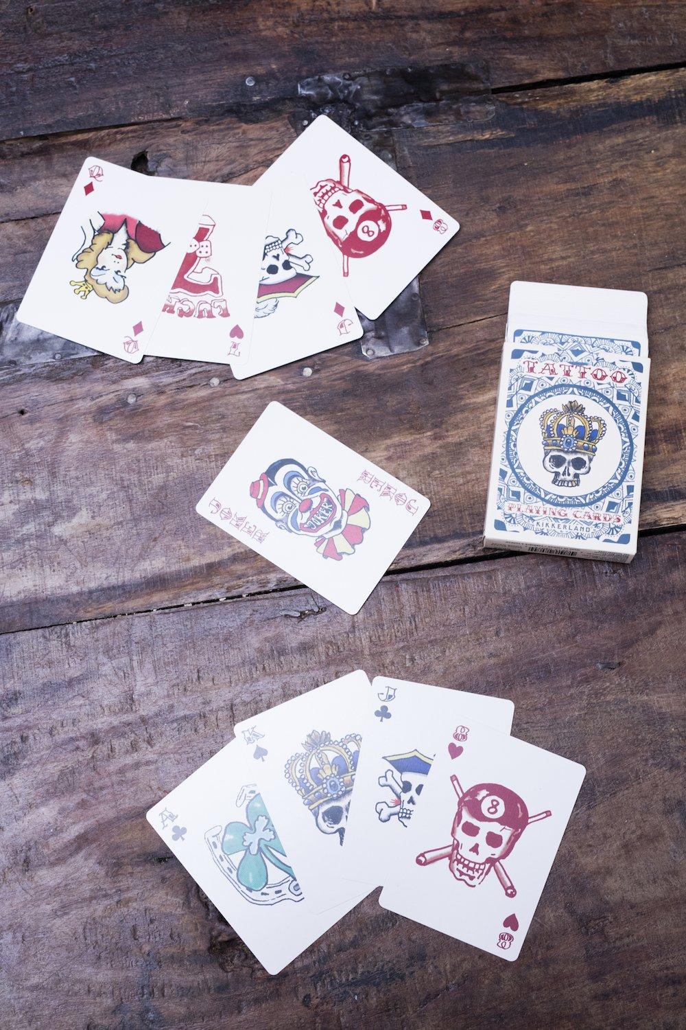 Kikkerland Kikkerland Tattoo Playing Cards