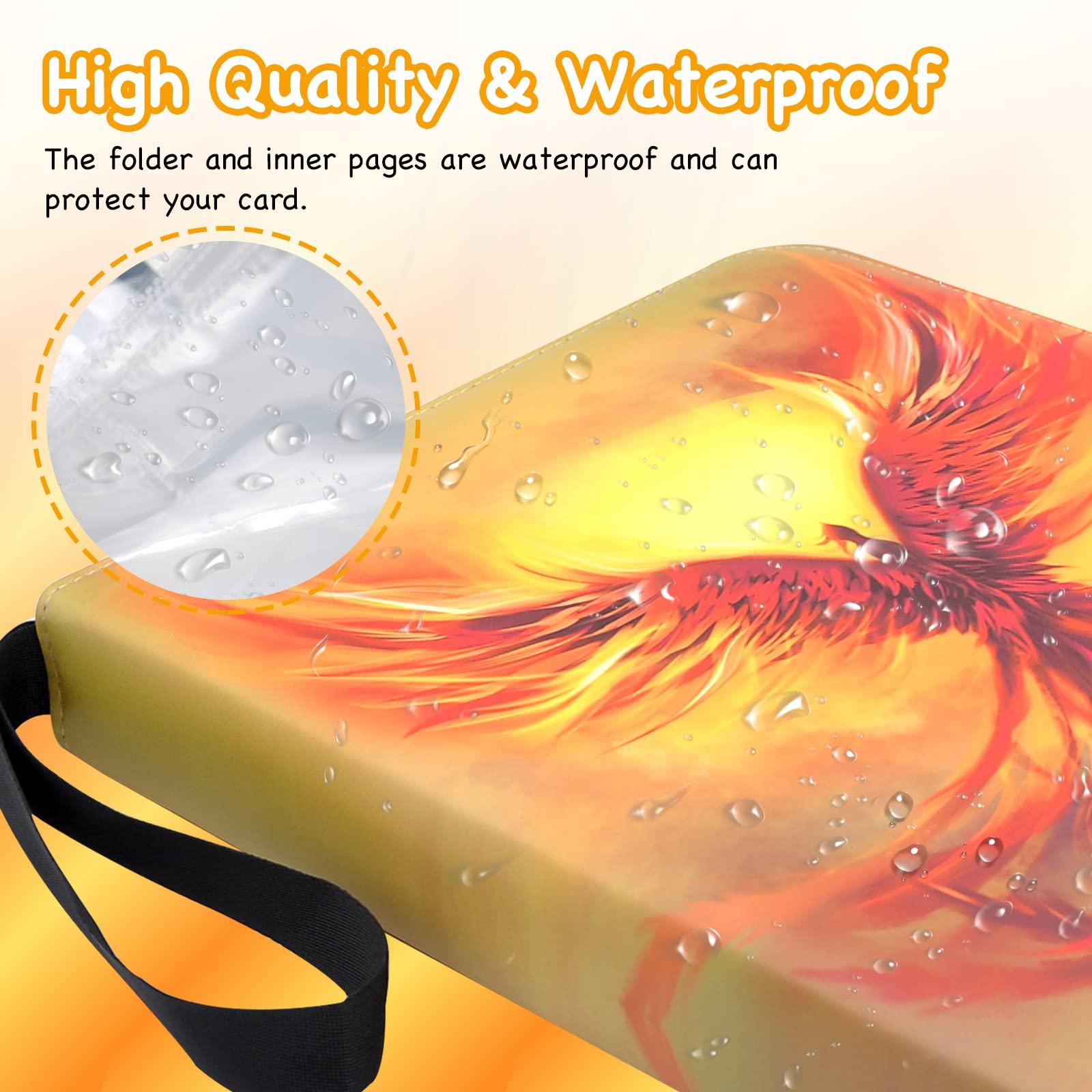 uimomn Card Binder for Trading Cards | 9 Pocket with 50 Sleeves up to 900 Cards | Holder Album School Choice for 1-18 Year Boys/Girls | Trading Card Binder Display Case (Card not included) (F1)