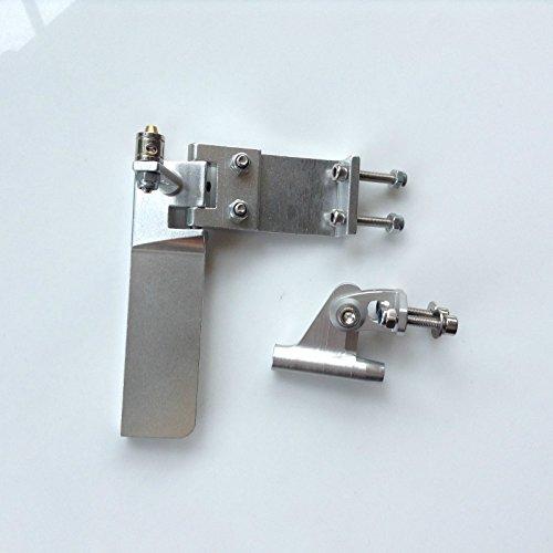 PerfectPlaza PerfectPlaza CNC 31mm Skeg Strut for 1/8" Prop Shaft Cable 75mm Rudder for Motor RC Boat RC#1195