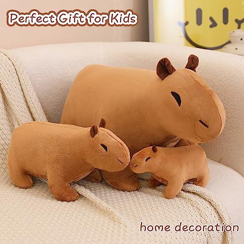 SQEQE SQEQE Capybara Plush Toy, Cute Capybara Stuffed Animals, Super Soft Capybara Plushie Pillow Unique Brown Plushies Doll Gifts for Girls Boys Kids Decor 12 inch