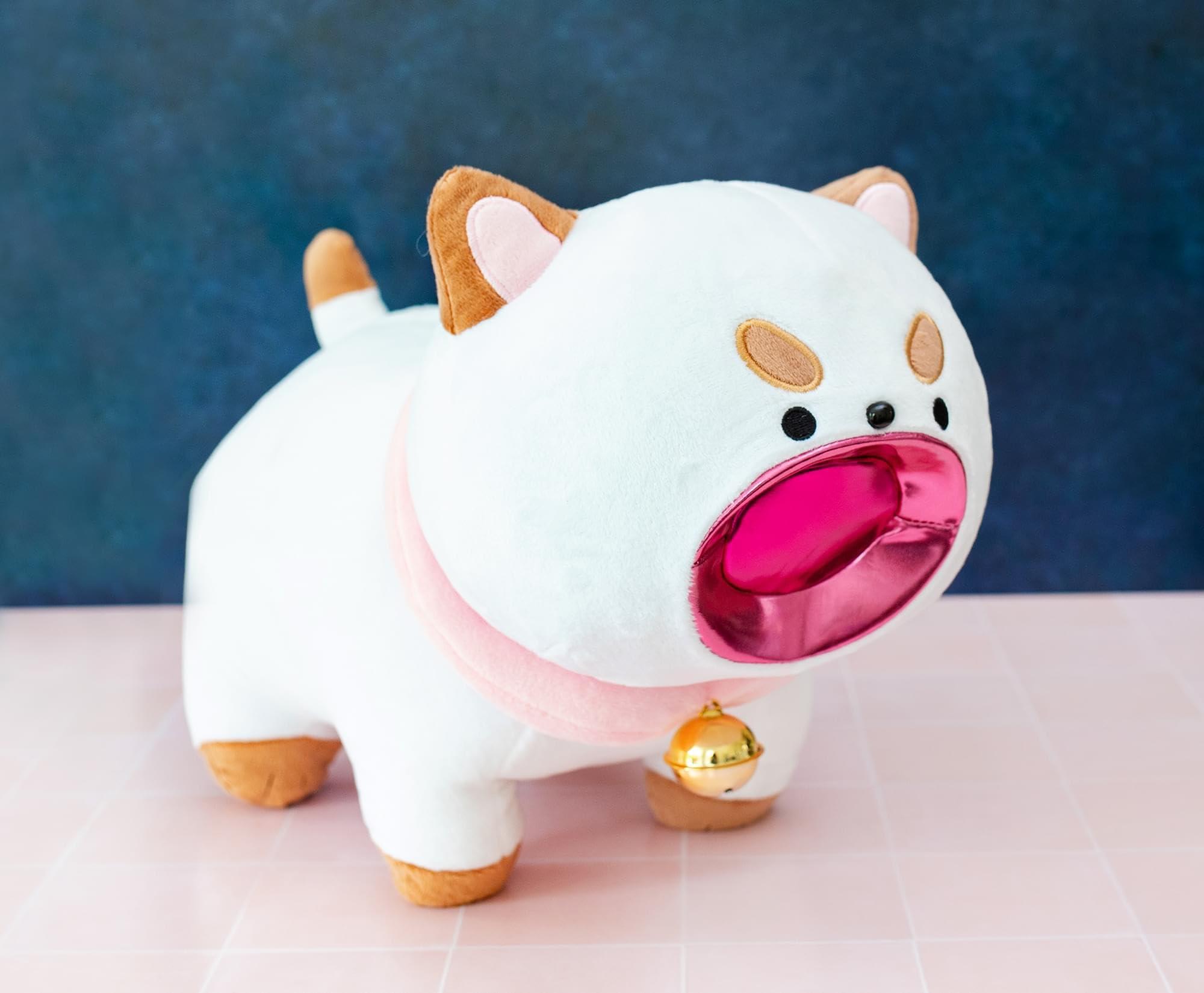 Toynk Toynk Bee and Puppycat 16-Inch Laser Mouth Puppycat Collector Plush Toy | Huggable Soft Stuffed Animal for Cuddling | Officially Licensed Collectible