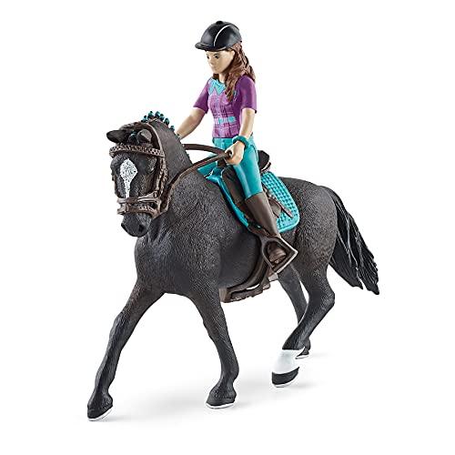 Schleich Schleich Horse Club, 5-Piece Playset, Horse Toys for Girls and Boys Ages 5-12, Lisa and Storm the Horse