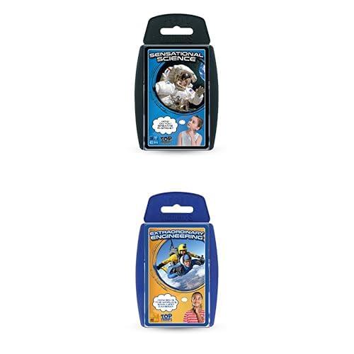 Top Trumps Top Trumps Sensational Science STEM Card Game and Extraordinary Engineering STEM Classic Card Game Bundle