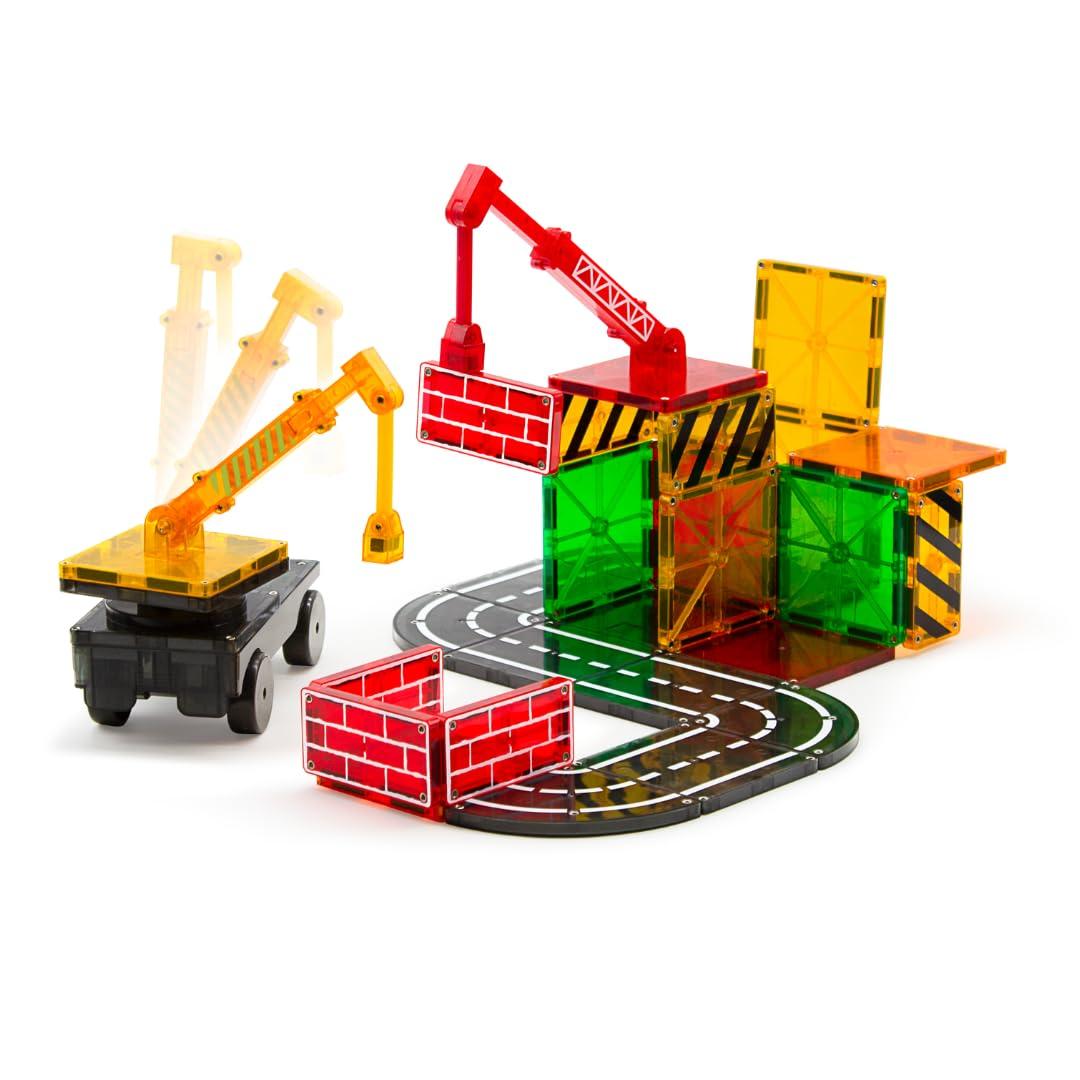 MAGNA-TILES MAGNA-TILES Builder 32-Piece Magnetic Construction Set, The ORIGINAL Magnetic Building Brand