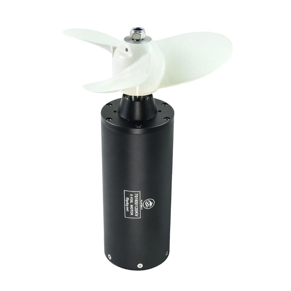 FLIPSKY Flipsky Sensorless Brushless Motor Fully Waterproof Motor 70165 120KV 8mm Round | 8800W for Efoil | Ejet Boards