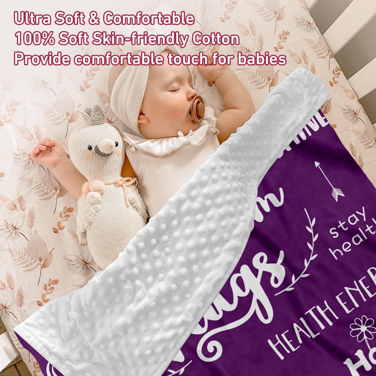 Dyoart Dyoart Personalized Baby Name Blankets,Super Soft Comfortable Baby Blankets for Unisex Newborns,Custom Blanket with Name,Custom Gifts for Toddler Infant(30x40)