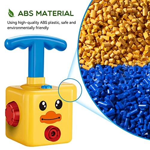 PZJDSR PZJDSR Balloon Launcher Car Toy Set Balloon Powered Car Racers Kit with Pump Rocket Balloons Gift for Kids Above 3 Years Old(yellow)