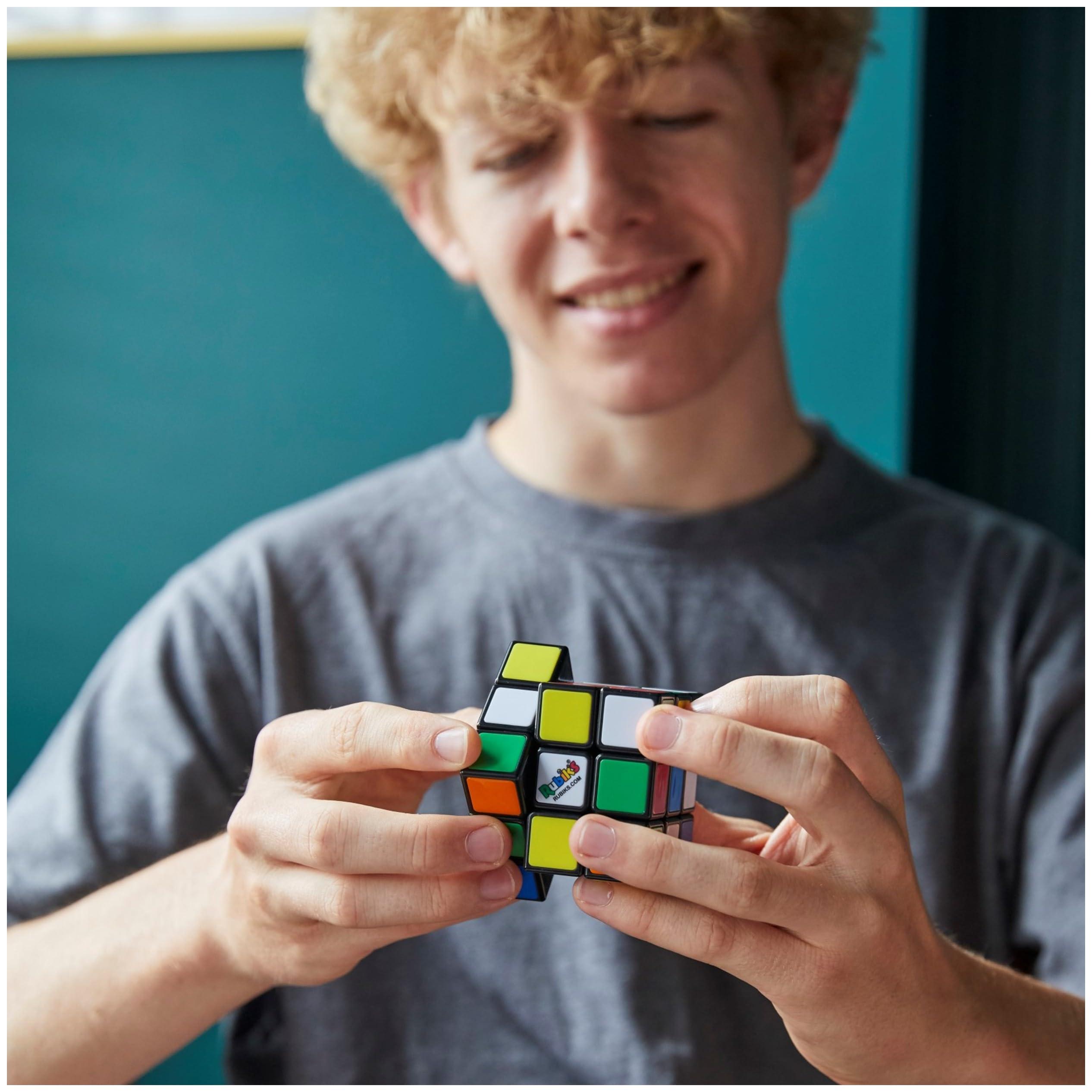 Rubik\'s Rubiks Cube, The Original 3x3 Colour-Matching Puzzle, Classic Problem-Solving Cube