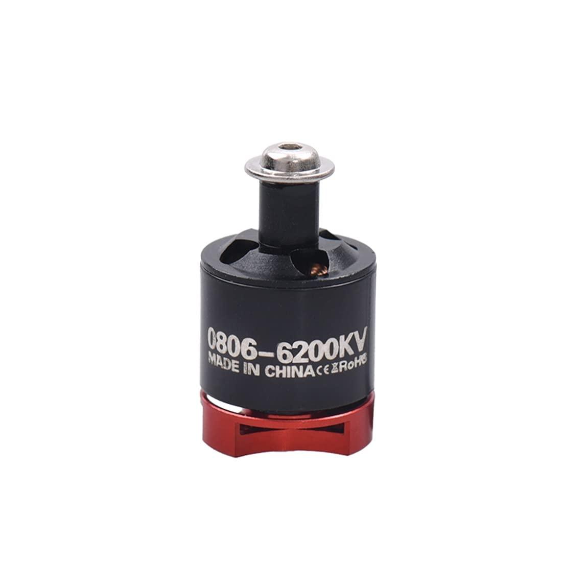 ToysCentral Basics Gemfan 0806 6200KV Brushless Mini Motor for Drone FPV Quadcopter RC Multicopter Model Accessory - (Color: 1x Motor)