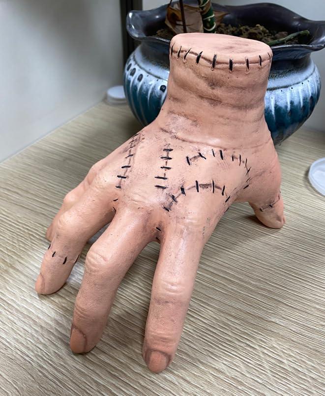 Dumwick Addams Family Fakething Hand Toys,2024 The Thing from Addams,Scary Prosthetic Props for Decorations,Birthday Supplies,Accessories for Halloween Xmas (A-1PC)