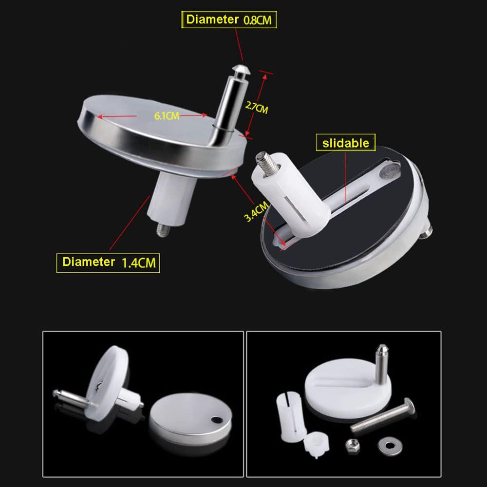 Wttfc D-Shaped Toilet Seat, Built in Potty Training Toilet Seat, Toddler Toilet Seat Slow Close, Fits Both Adult And Child, PP Material,Hinge