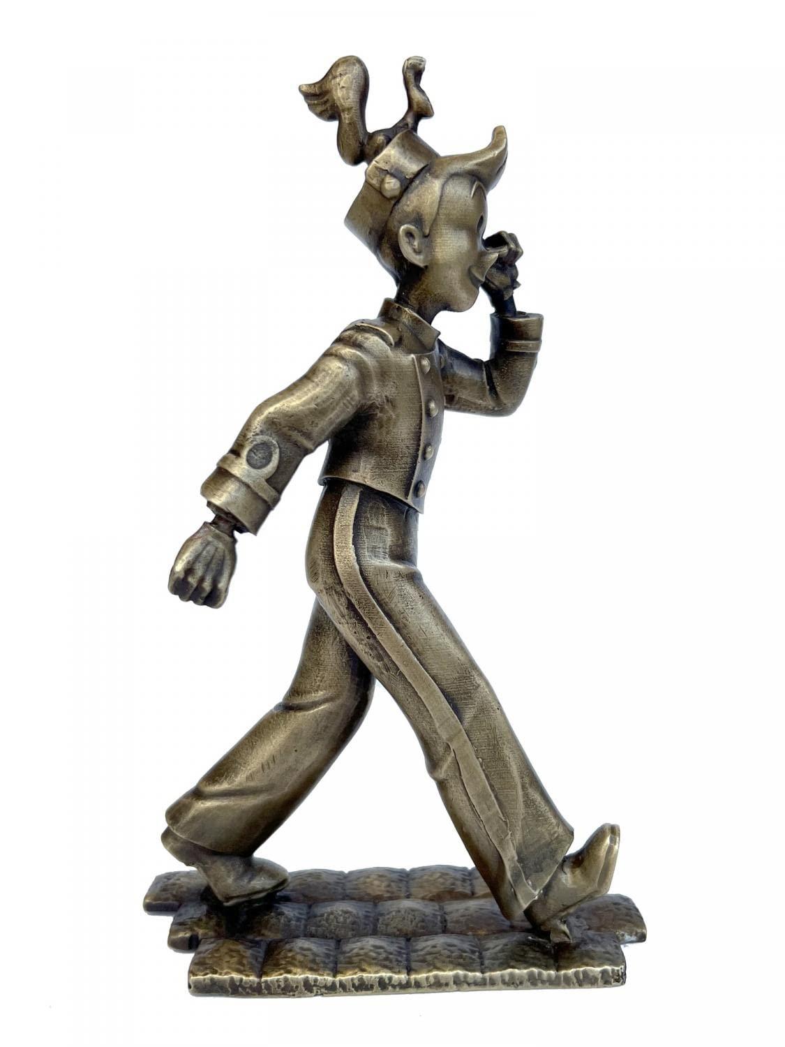 Plastoy Plastoy SAS Bronze Pixi Spirou and Spip en Marche Collectible Figure 5507 (2022)