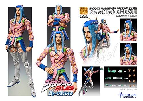 MediCos Medicos JoJo's Bizarre Adventure: Part 6--Stone Ocean: Narciso Anasui Super Action Statue