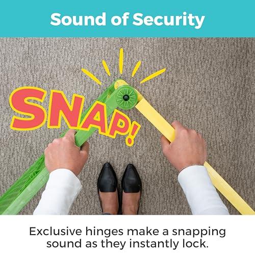 Toddleroo by North States Toddleroo by North States Superyard Colorplay Ultimate 2 Panel Extension, Made in USA: Increases play space up to 34.4 sq. ft. (Adds 64", Multicolor)