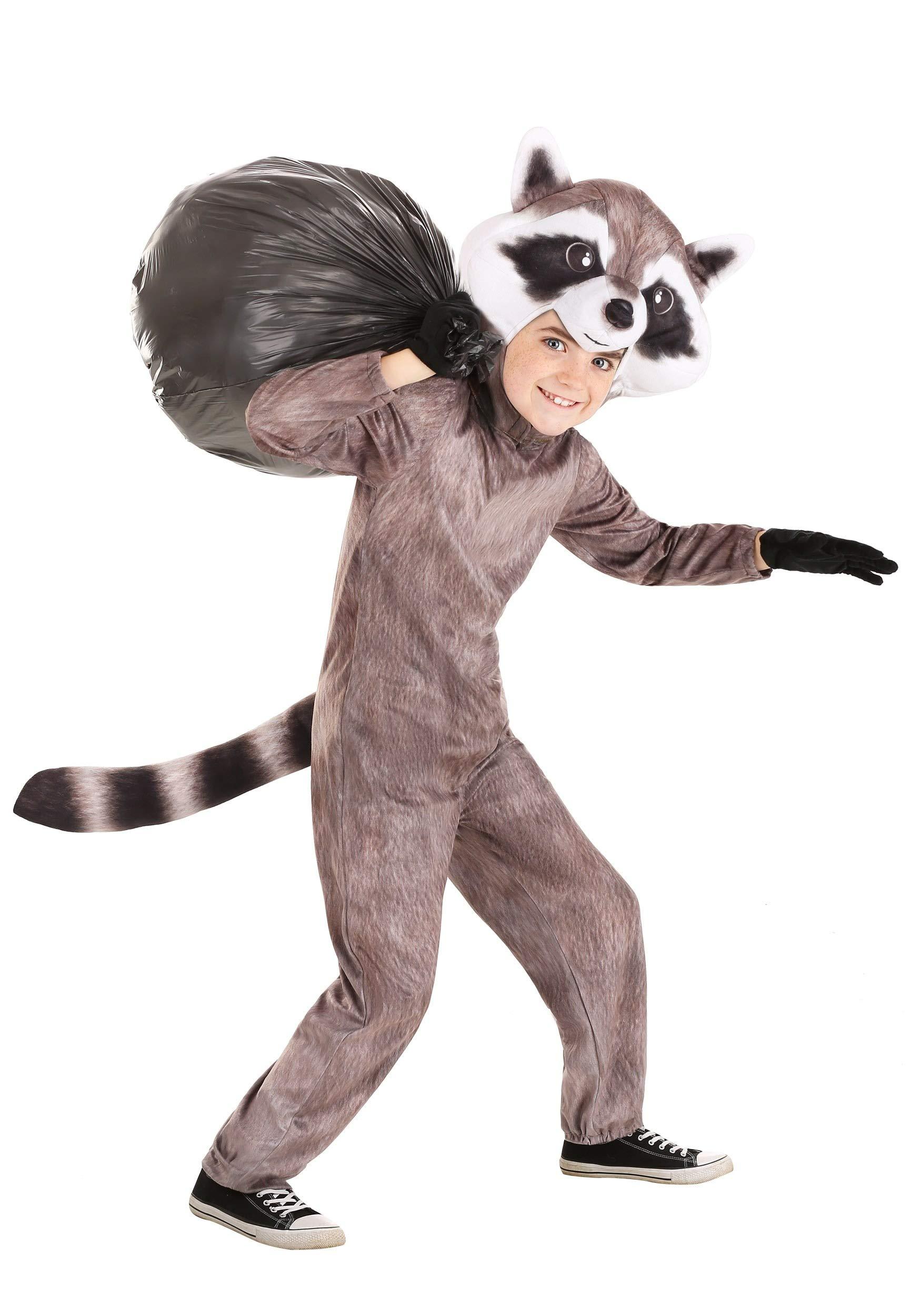 Fun Costumes Fun Costumes Realistic Raccoon Kid's Costume Small