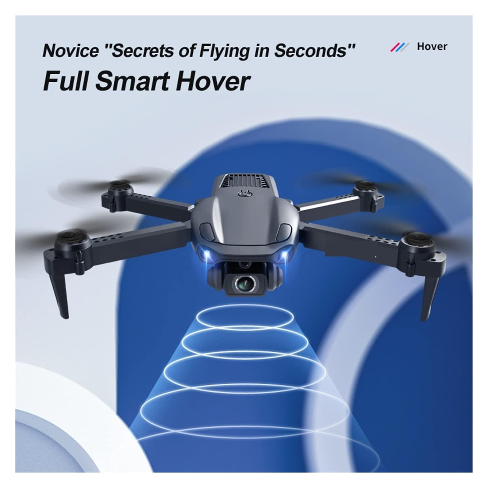 DJFHDIHRFHBVCASIJ Drone Mini Drone 6K HD Dual Camera WiFi FPV Obstacle Avoidance Folding Quadcopter Remote One Key Take Off/Landing (Color : V22 4K Dual Bag 2B Size : 1) (V22 6k Dual Bag 1b 1)