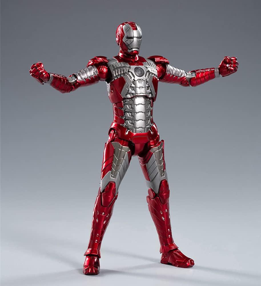 KaniHobby KaniHobby ZD Toys Marvel Studios 10th-Aniversary Series Iron Man 2 MK5 Mark V 7 Inches Action Figure(Iron Man MK5)
