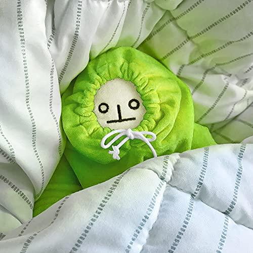 Ahlulu Ahlulu Cute Banana Man Doll, Creative Stuffed Toy with Multiple Funny Poses Adorable Birthday Party Gift for Kids (Green, 16 in)