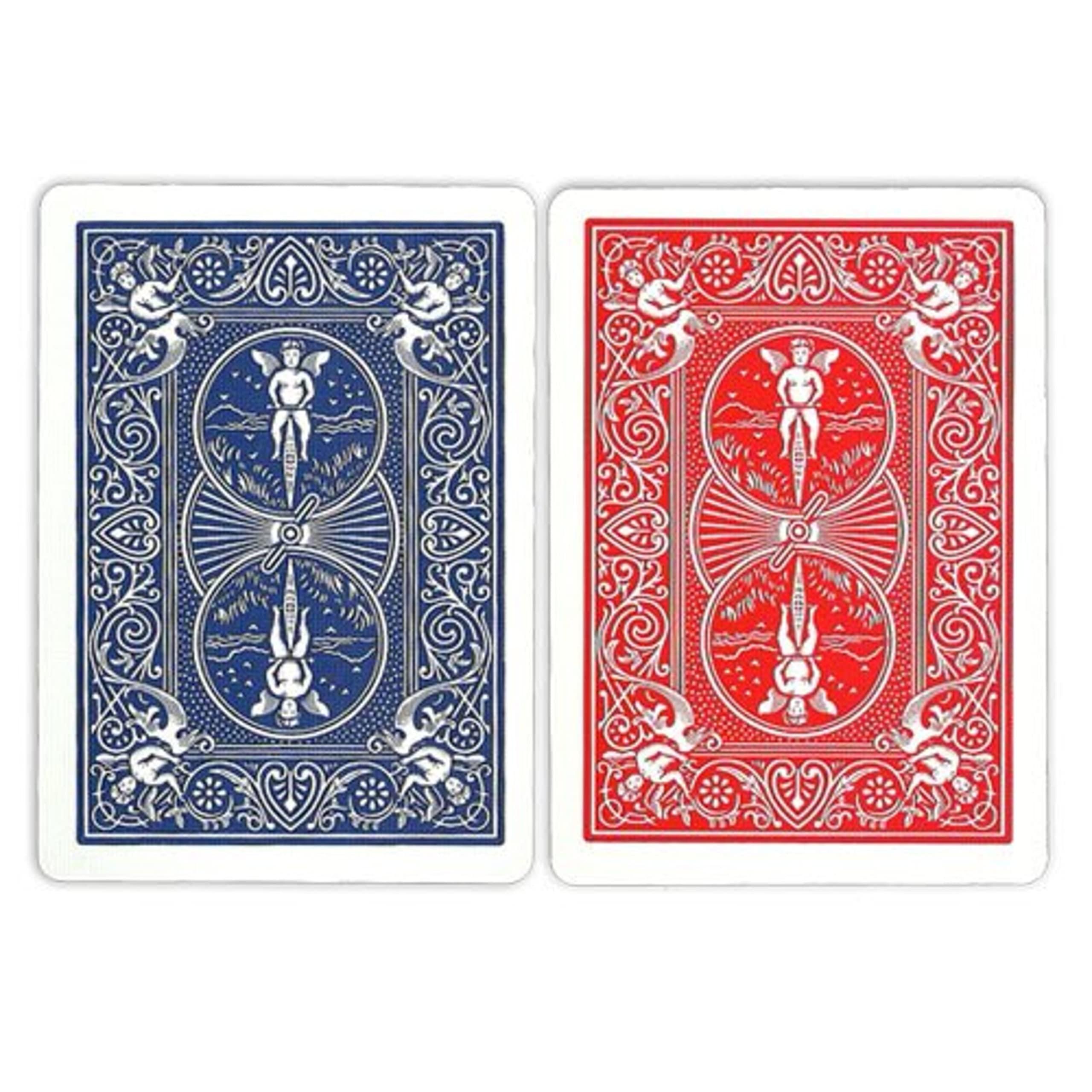 Brybelly 12 Decks Bicycle Pinochle Cards (6 Red / 6 Blue)