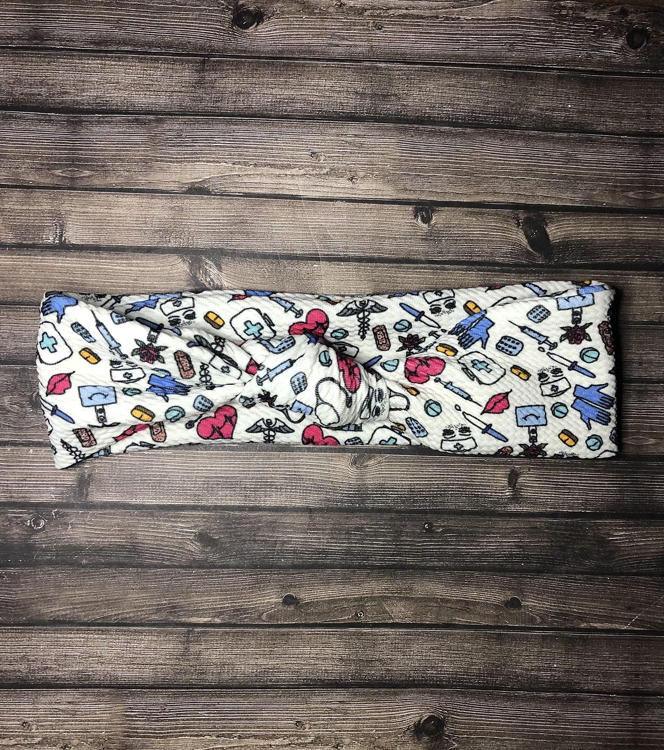 ToysCentral Basics Nursing Headbands for Women, Nurse Headbands with Knot, Knotted Headwrap, Nursing Gifts for New Nurses, Nursing Gifts for Coworkers, Nursing Graduation Gifts
