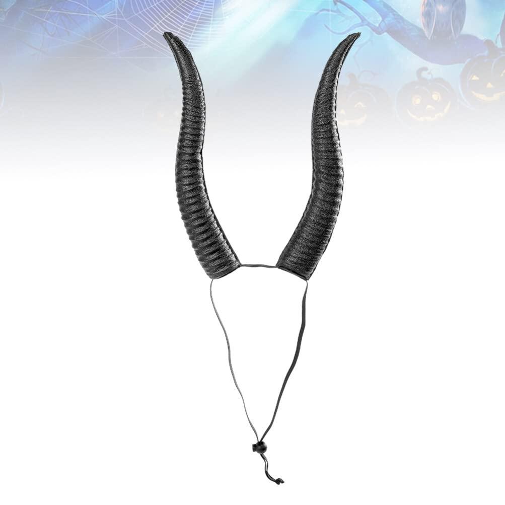 STOBOK STOBOK Unicorn Horn Headband Antelope Horns Cosplay Sheep Horn Headpiece Fancy Horns Hair Jewelry Goat Horns Headband Devil Horn Halloween Horns Headband Adult For Women Child Accessories