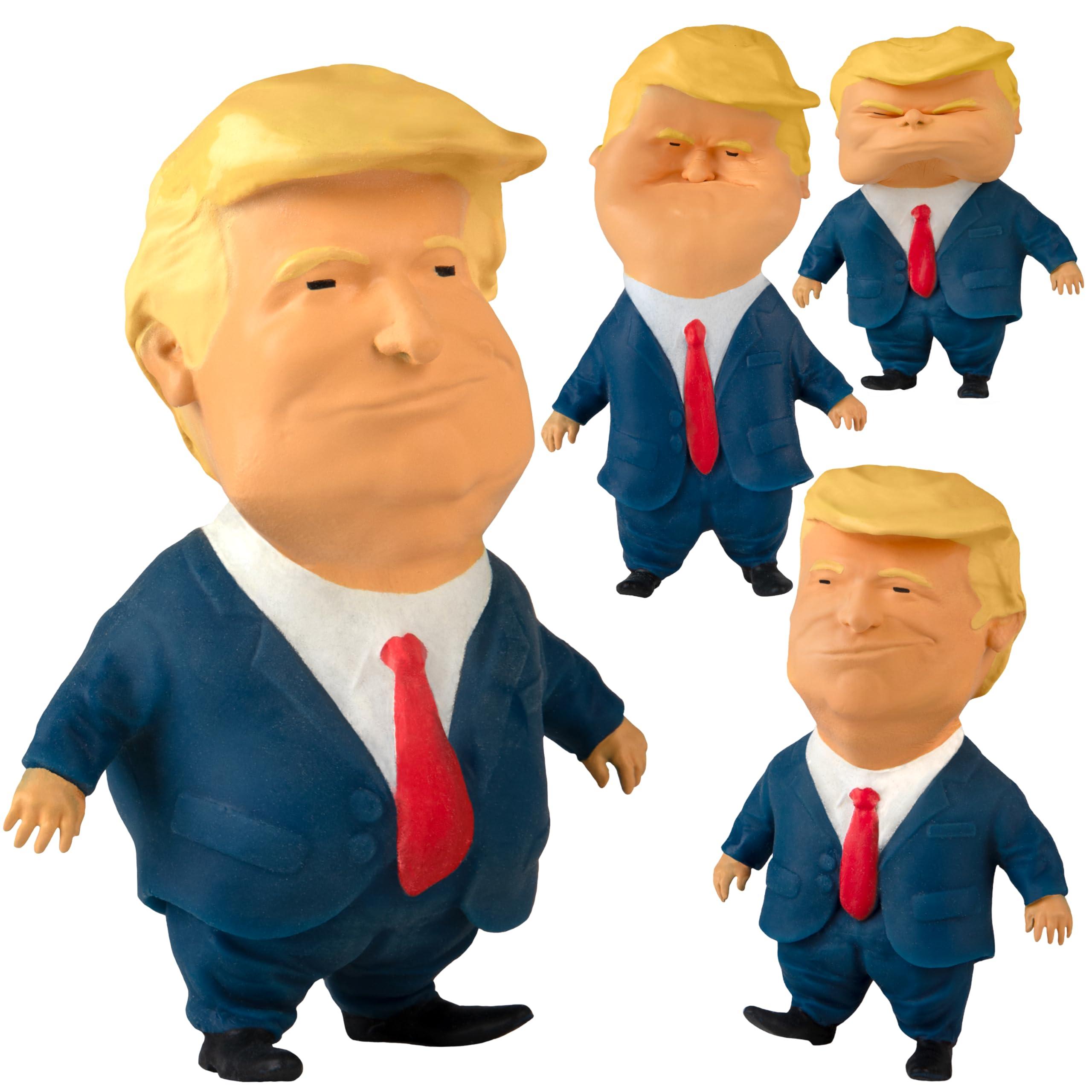Investology Investology Special Edition Pose-able Prez: Donald Trump - The Best Funny, Stretchy, Squishy Donald Trump Stress Splat Doll Ever! Stress Relieving Novelty President Collectible Sensory/Fidget Toy
