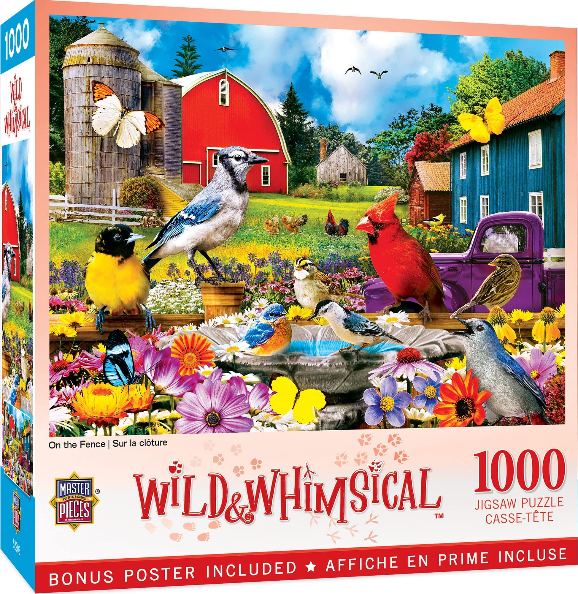 Masterpieces Baby Fanatic MasterPieces 1000 Piece Jigsaw Puzzle for Adults, Family, Or Kids - On The Fence - 19.25\"x26.75\"