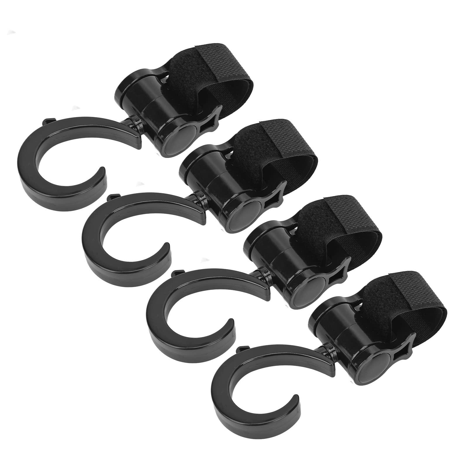 YUSHANCHENG 4pcs Baby Stroller Hooks Universal Flexible Shopping Mommy Bag Hooks Accessory for Hanging Toy