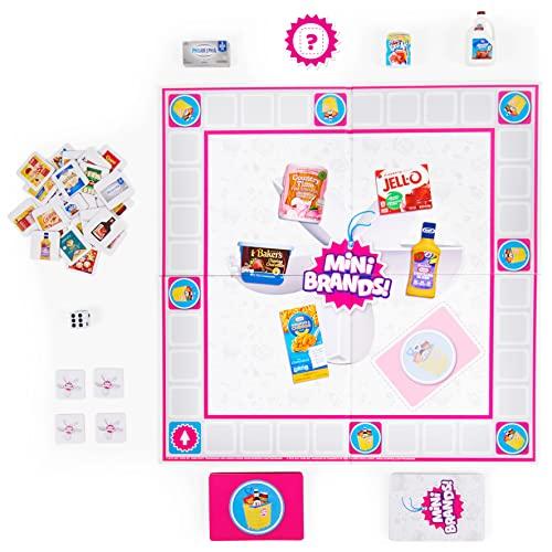 Spin Master Mini Brands Mini Market Dash Food Game, for Families and Kids Ages 5 and up