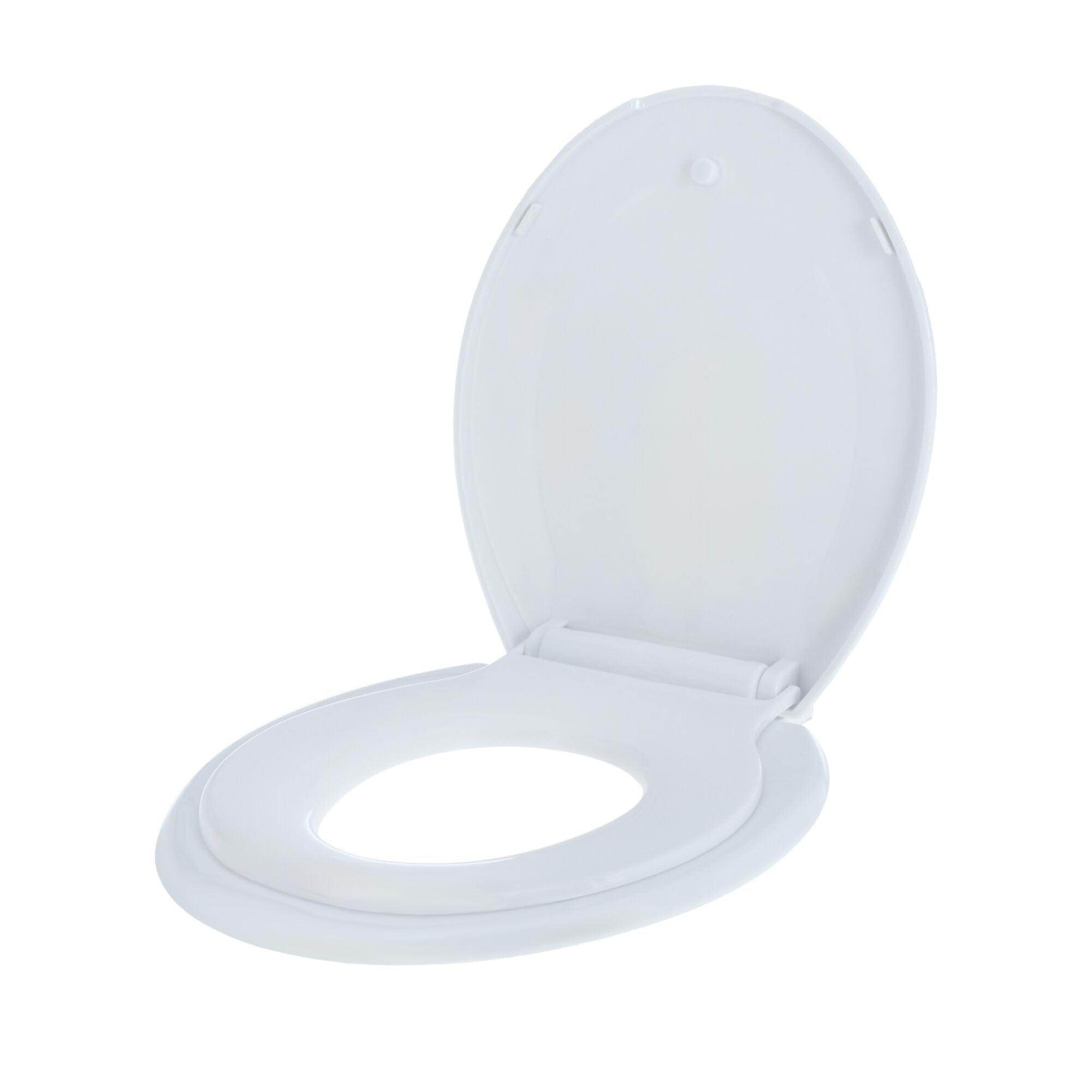 Nuby Nuby Family Toilet Seat - Built-in Potty Training Toilet Seat - Fits All Round Toilets - Secure and Wiggle-Free - Easy to Install and Remove