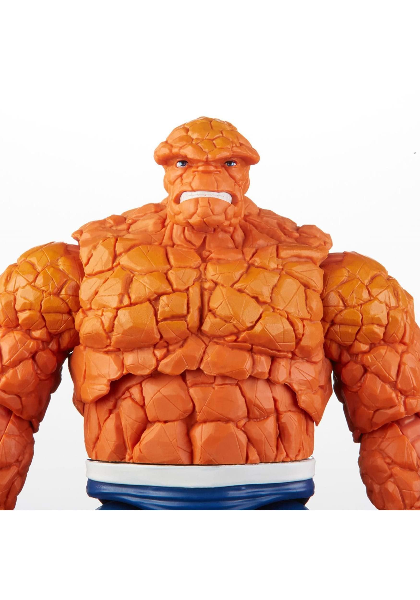Marvel Marvel Hasbro Legends Series Retro Fantastic Four Thing 6-inch Action Figure Toy, Includes 3 Accessory