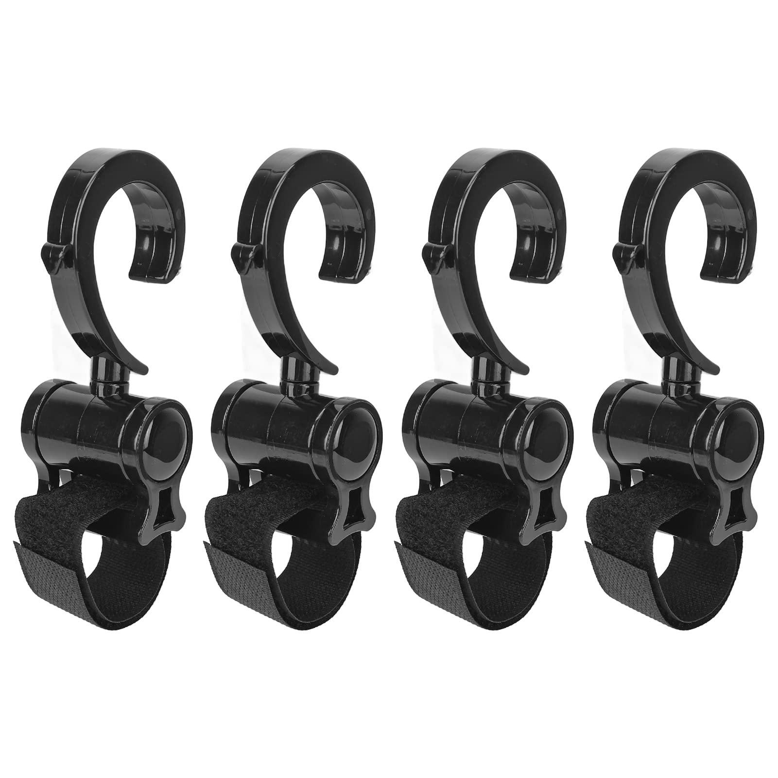 YUSHANCHENG 4pcs Baby Stroller Hooks Universal Flexible Shopping Mommy Bag Hooks Accessory for Hanging Toy