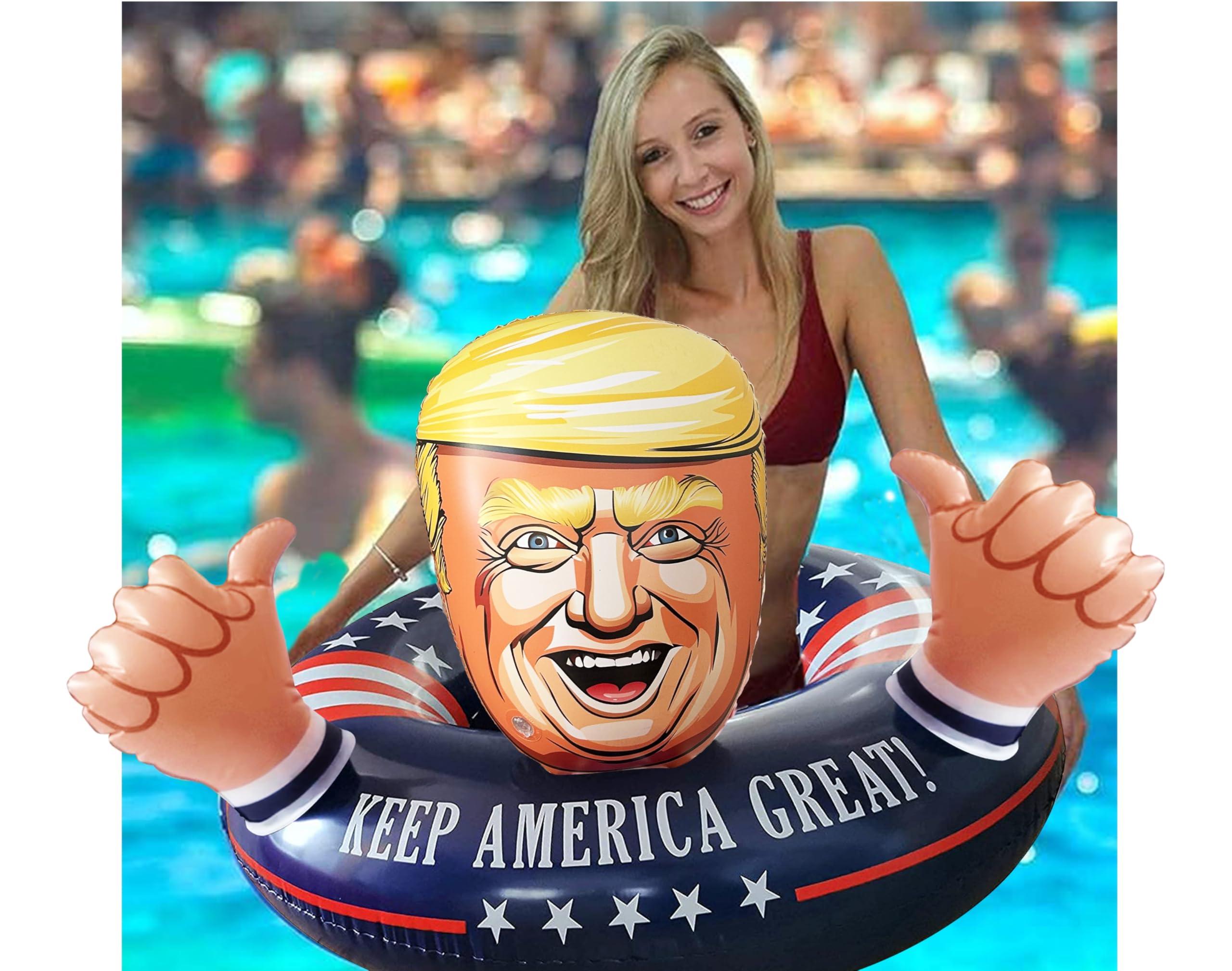 NINOSTAR NINOSTAR Inflatable Pool Float American Pool Float for Summer Pool Party