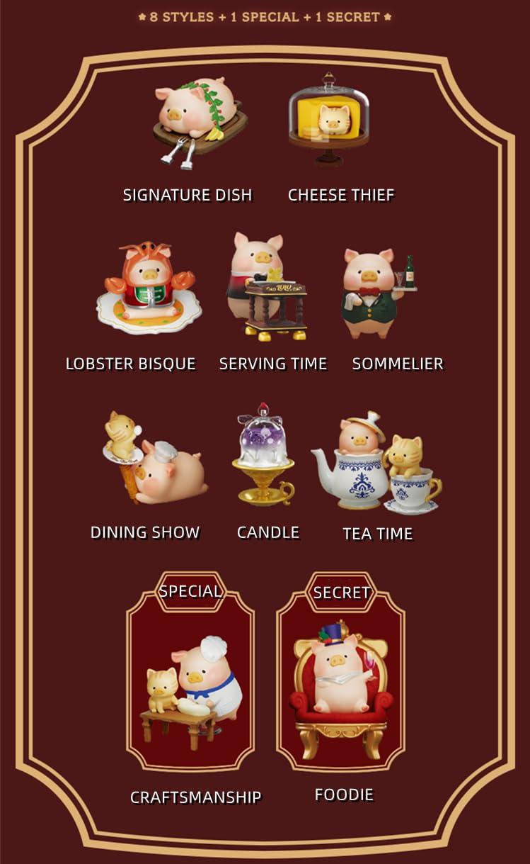 maidimiao maidimiao Lulu The Piggy Pigchelin Restaurant Series 1PC Cute Pig Blind Box Figures Collectible Toys Kawaii Birthday Gifts
