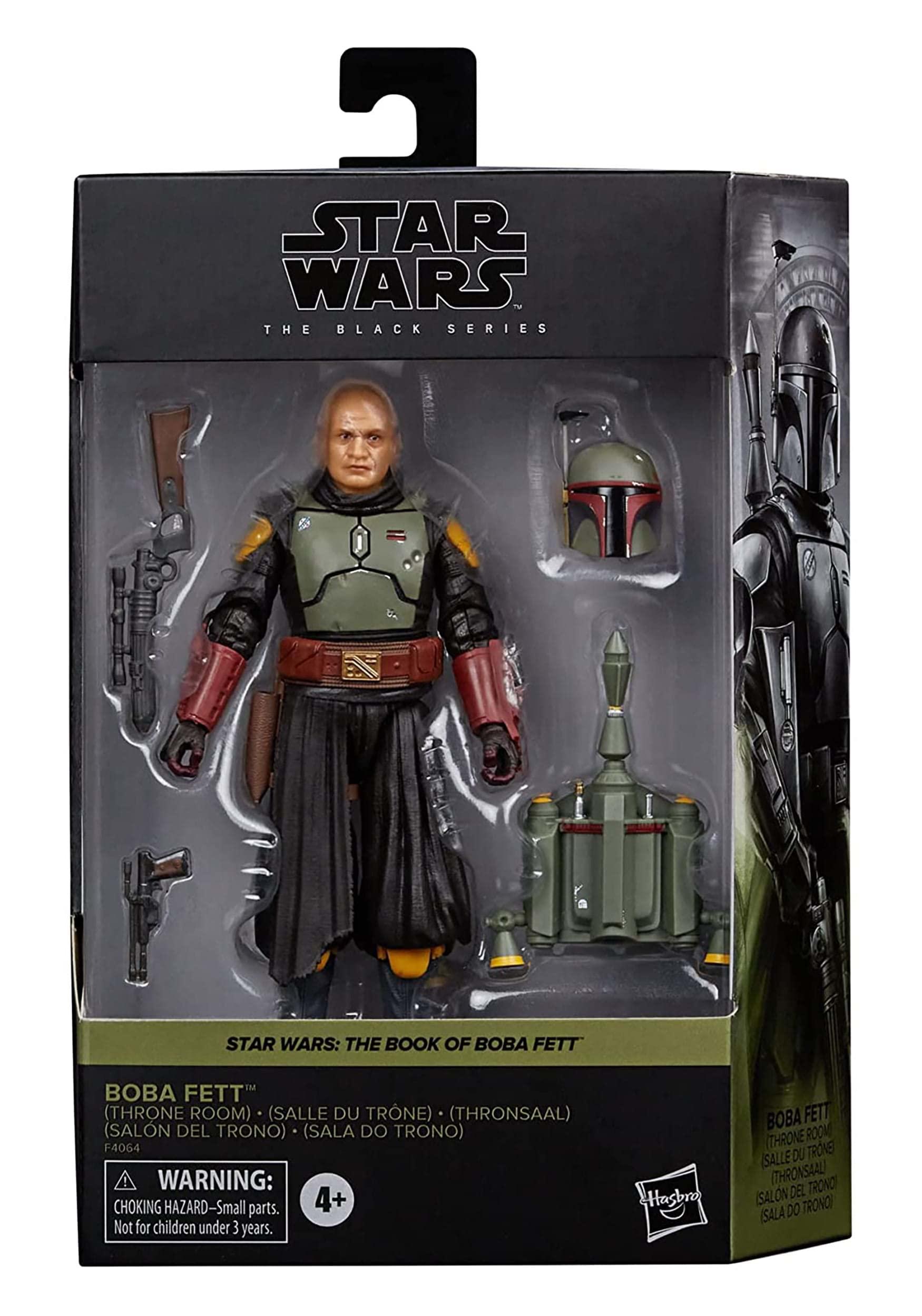 STAR WARS STAR WARS The Black Series Boba Fett (Throne Room) Toy 6-Inch-Scale The Book of Boba Fett Collectible Figure, Kids Ages 4 and Up