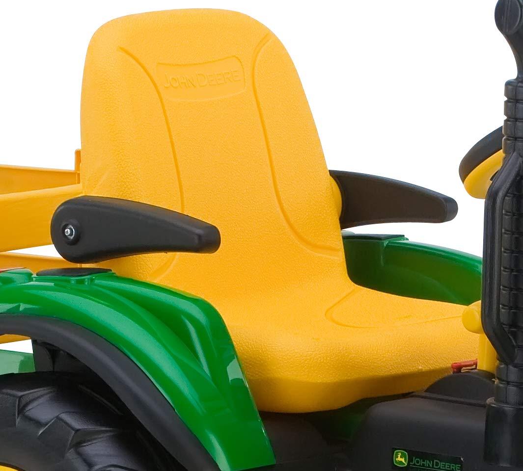 Peg Perego Peg Perego John Deere Ground Force Tractor with Trailer 12 Volt Ride on